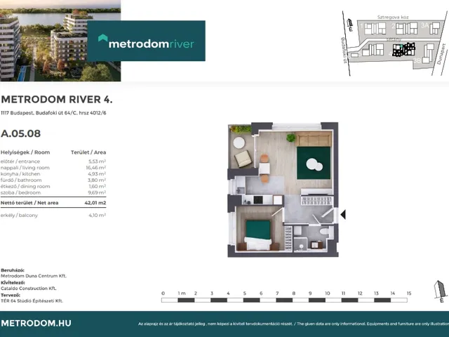 Eladó lakás Budapest XI. kerület 42 nm