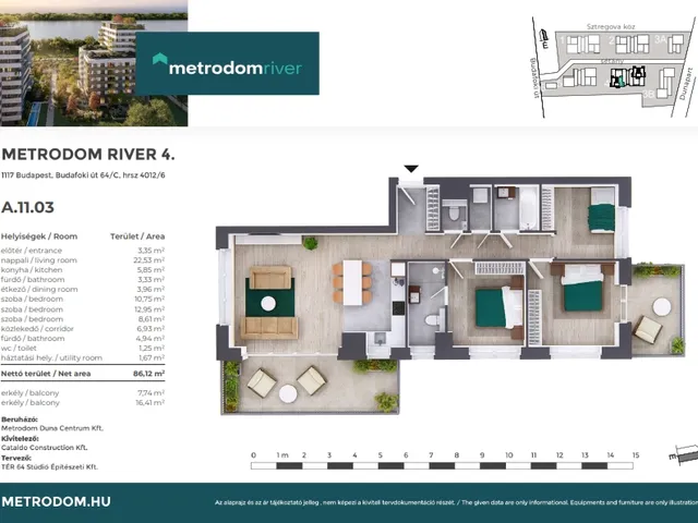 Eladó lakás Budapest XI. kerület 86 nm