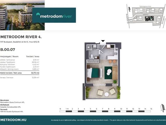 Eladó lakás Budapest XI. kerület 33 nm