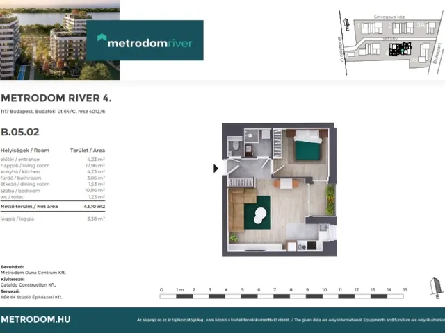 Eladó lakás Budapest XI. kerület 43 nm