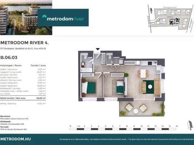 Eladó lakás Budapest XI. kerület 65 nm