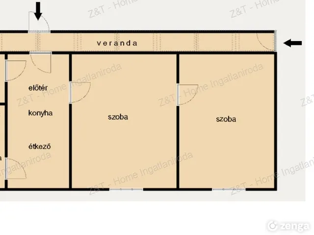 Eladó ház Dunaföldvár 57 nm