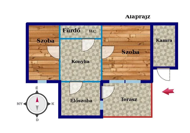 Eladó lakás Szeged, Északi városrész 49 nm