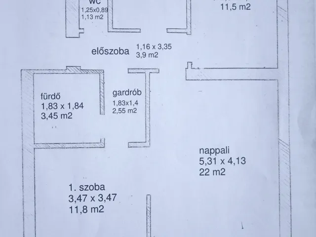 Eladó lakás Bőny 68 nm
