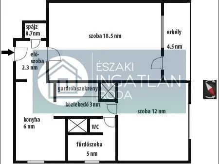 Eladó lakás Kazincbarcika, Augusztus 20. tér 49 nm