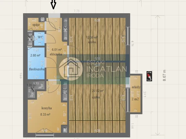 Eladó lakás Kazincbarcika, Zemplény utca 57 nm