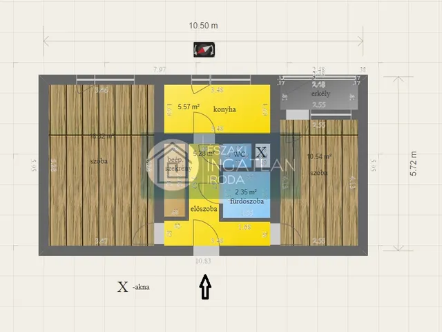 Eladó lakás Kazincbarcika 48 nm