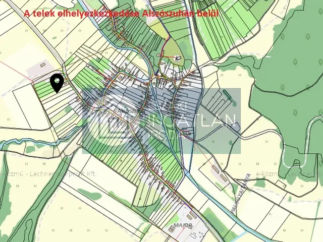 Eladó telek Alsószuha 7358 nm