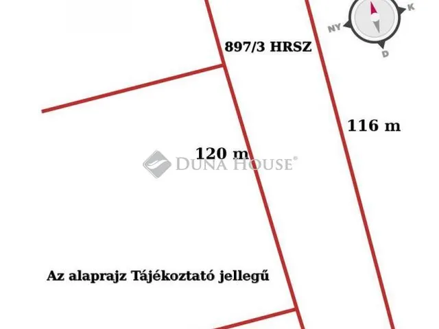 Eladó telek Ököritófülpös, Ady Endre utca 2877 nm