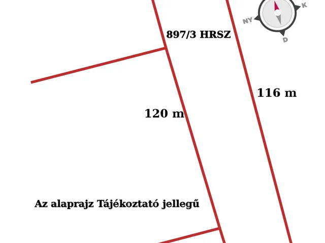 Eladó telek Ököritófülpös, Ady Endre utca 2877 nm