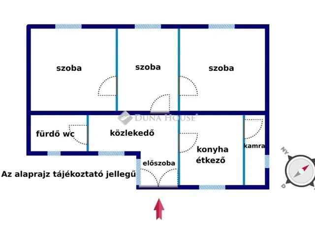 Eladó ház Egyek 62 nm