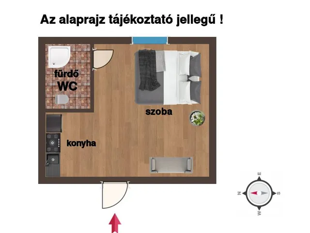 Eladó lakás Budapest VIII. kerület 11 nm
