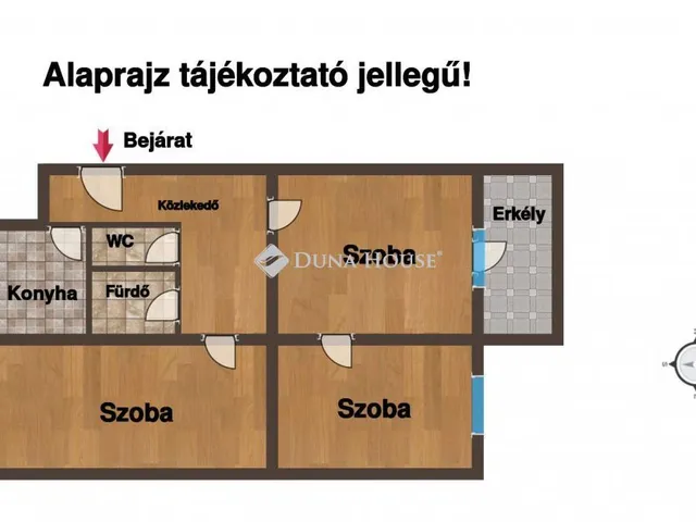Eladó lakás Budapest VIII. kerület 64 nm