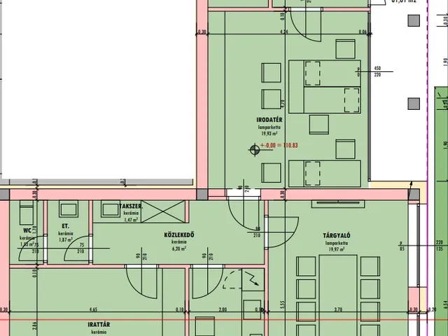 Eladó kereskedelmi és ipari ingatlan Nyíregyháza, Belváros 82 nm
