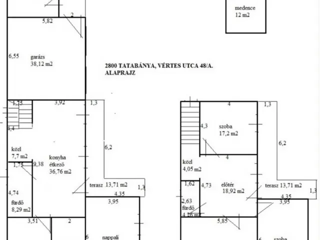 Eladó ház Tatabánya 198 nm