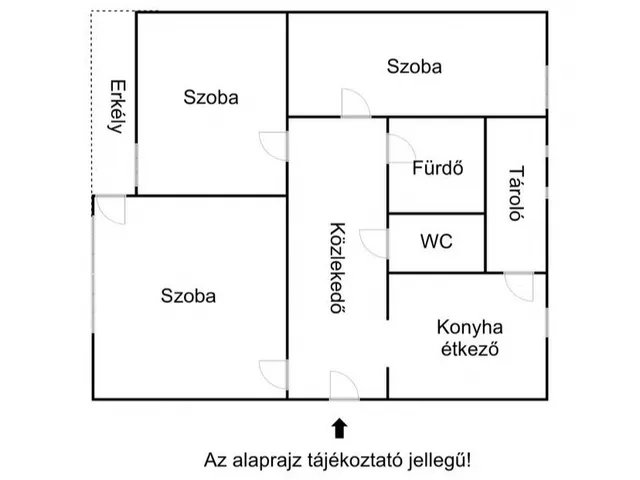 Eladó lakás Almásfüzitő 70 nm