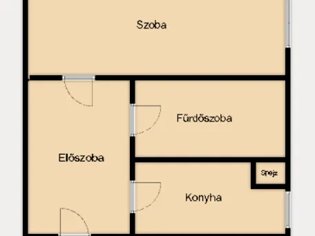 Eladó lakás Oroszlány 35 nm