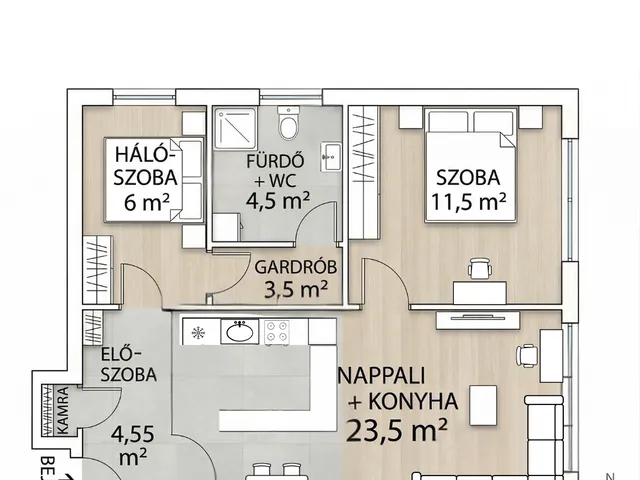 Eladó lakás Tatabánya 55 nm