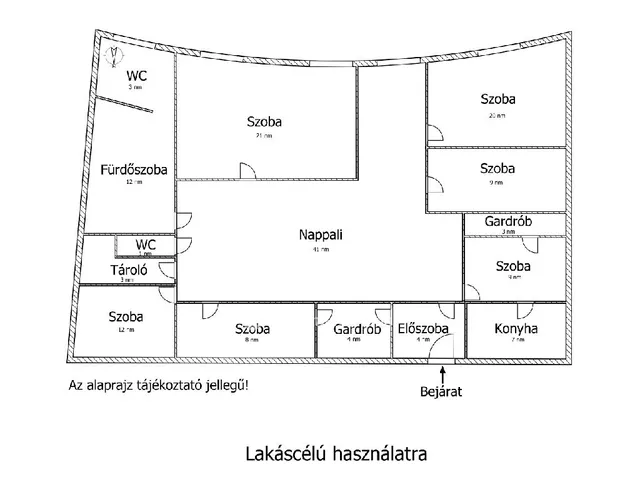 Eladó lakás Budapest II. kerület 157 nm