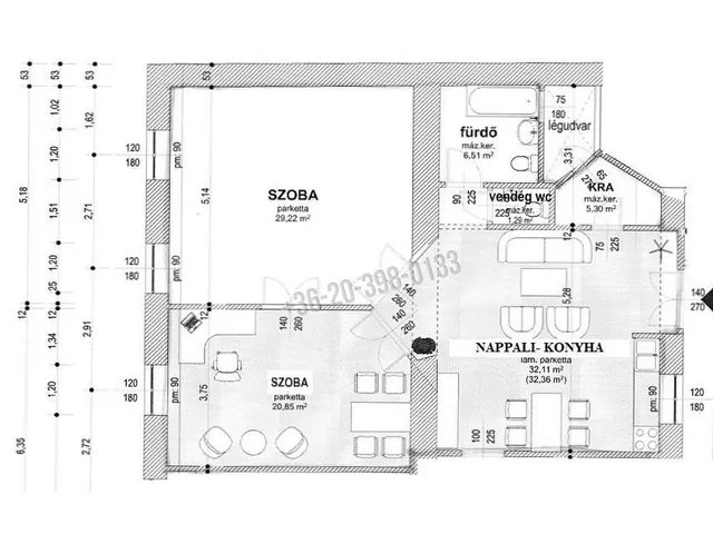 Eladó lakás Budapest VIII. kerület 91 nm
