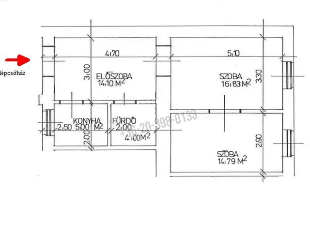 Eladó lakás Budapest IX. kerület, Belső Ferencváros 55 nm