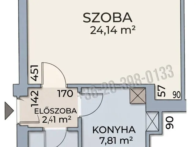 Eladó lakás Budapest VIII. kerület, Százados út 38 nm