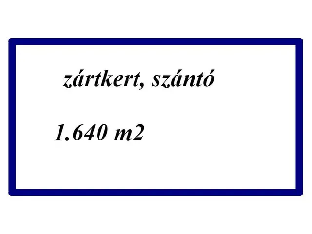 Eladó mezőgazdasági ingatlan Várpalota 1640 nm