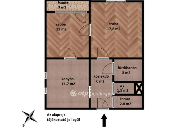 Eladó lakás Veszprém, Jeruzsálemhegy, Malomkő utca 55 nm