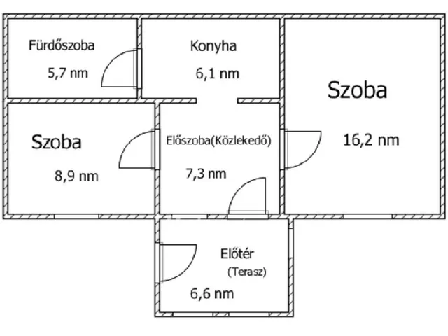 Eladó ház Úrkút 51 nm