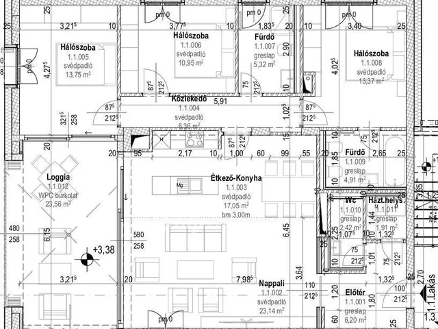 Eladó lakás Balatonfüred 118 nm