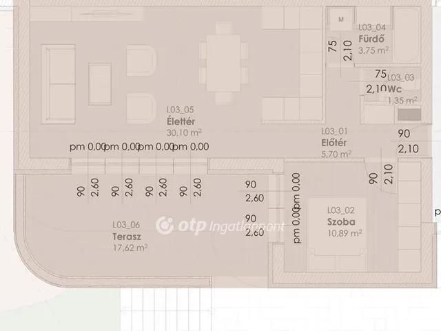 Eladó lakás Balatonalmádi 52 nm