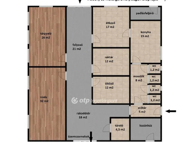 Eladó kereskedelmi és ipari ingatlan Bakonynána 6170 nm