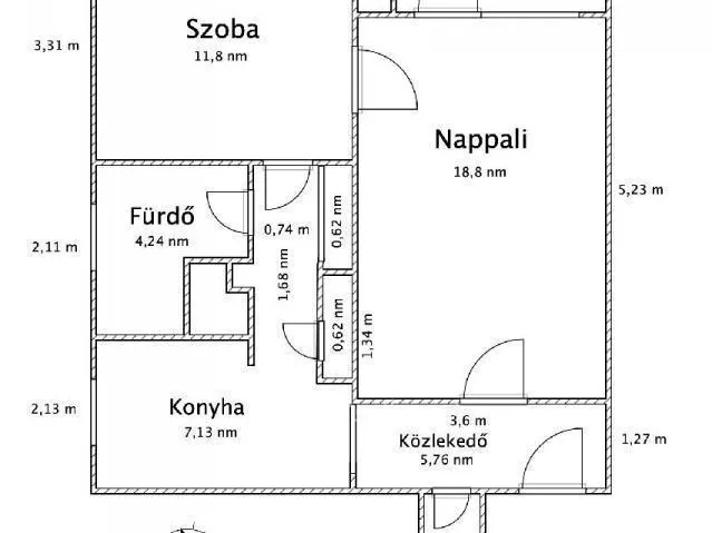 Eladó lakás Ajka 54 nm