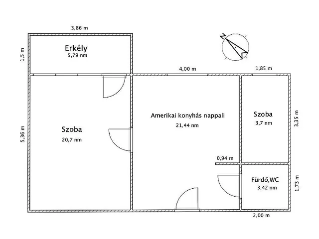 Eladó lakás Ajka 60 nm
