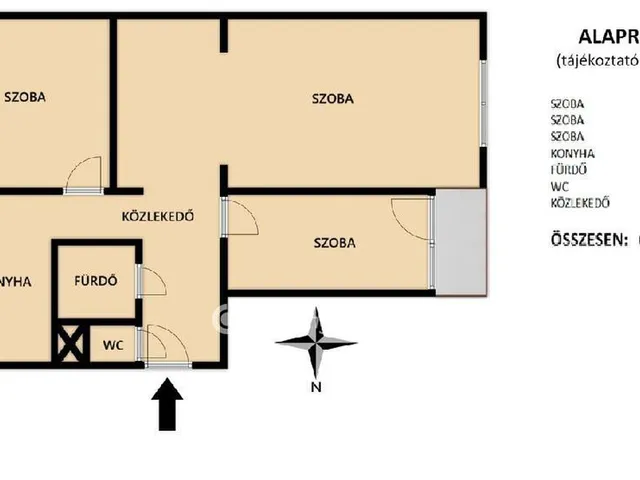 Eladó lakás Veszprém 62 nm