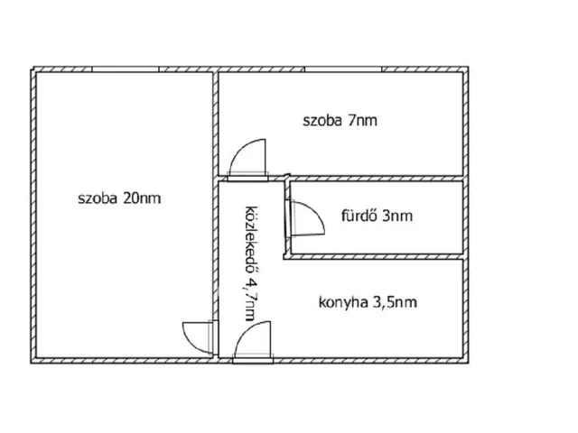Eladó lakás Ajka 38 nm