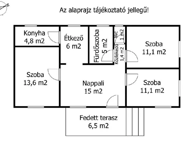 Eladó ház Siójut 70 nm