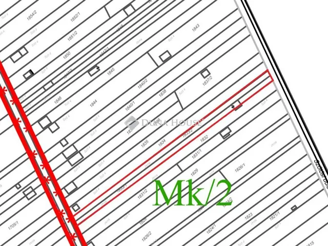 Eladó telek Vértesszőlős 1187 nm