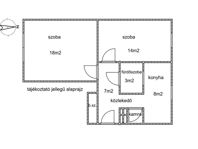 Eladó lakás Nagykanizsa 51 nm