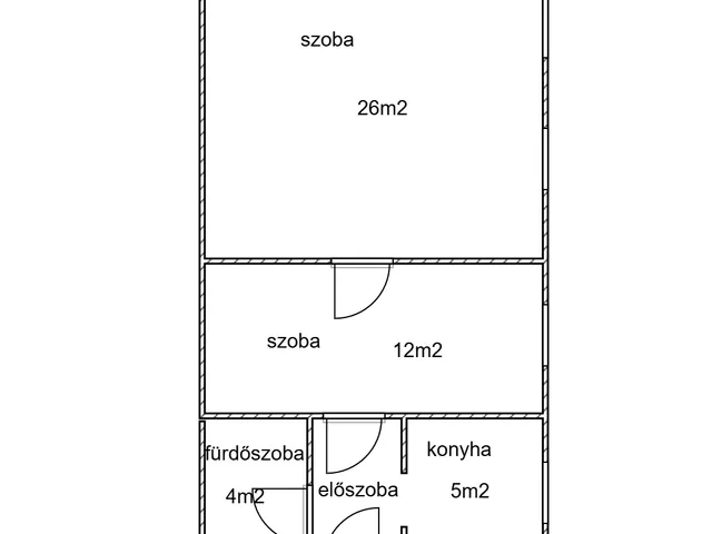 Eladó lakás Nagykanizsa, Rákóczi 50 nm