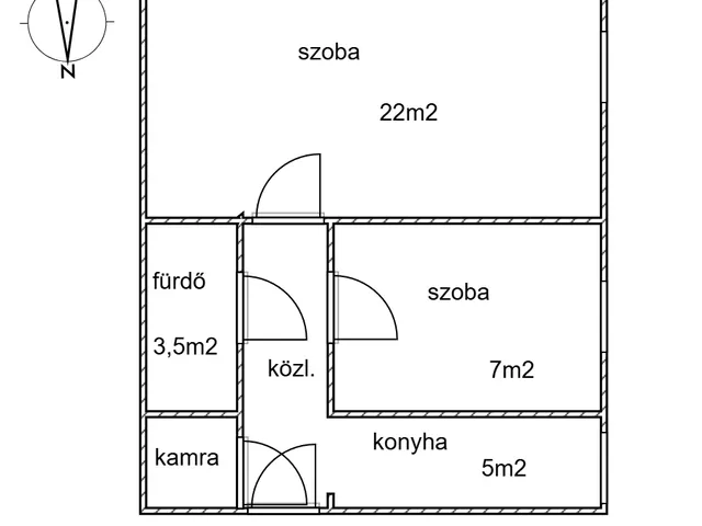 Eladó lakás Nagykanizsa, Attila 43 nm