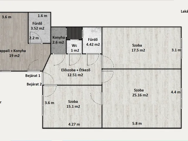 Eladó lakás Budapest VII. kerület, Dohány utca 37 99 nm