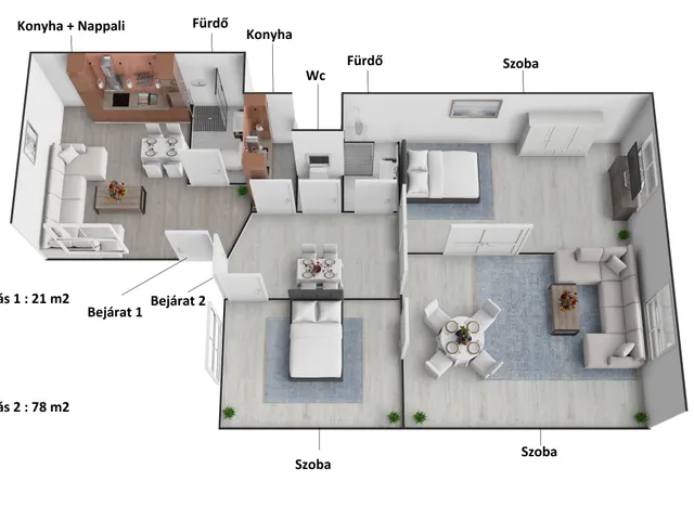 Eladó lakás Budapest VII. kerület, Dohány utca 37 99 nm