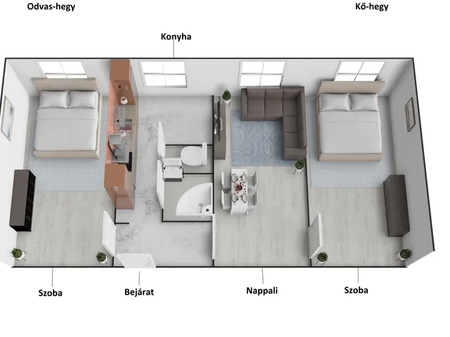 Eladó lakás Budaörs, Domb 67 nm