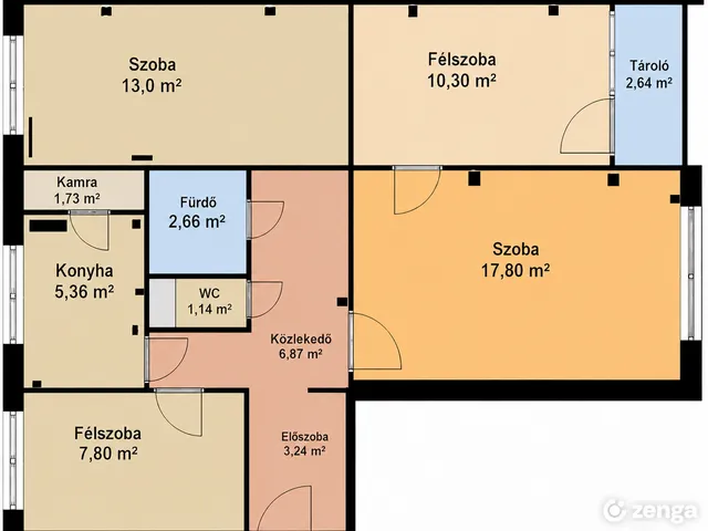 Eladó lakás Makó 72 nm