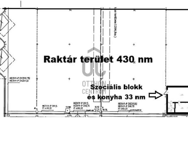 Kiadó kereskedelmi és ipari ingatlan Budapest XXII. kerület, Nagytétény 430 nm