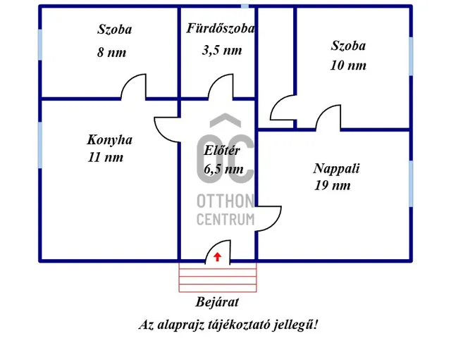 Kiadó lakás Budapest XIV. kerület, Törökőr 63 nm