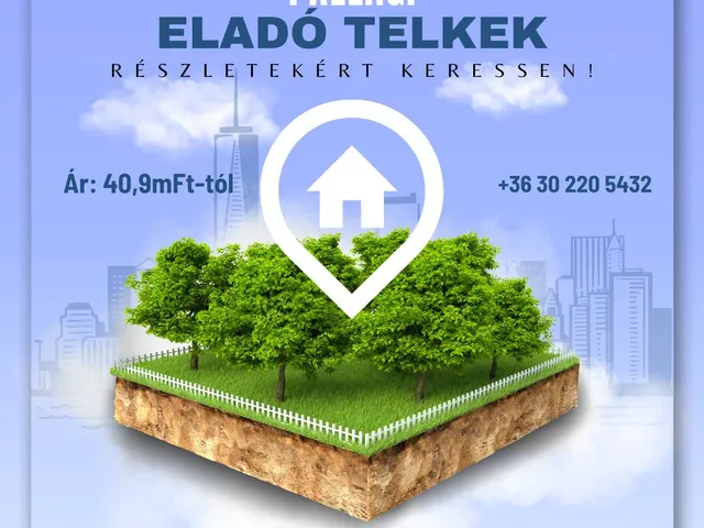 Eladó telek Debrecen, Pallag 870 nm