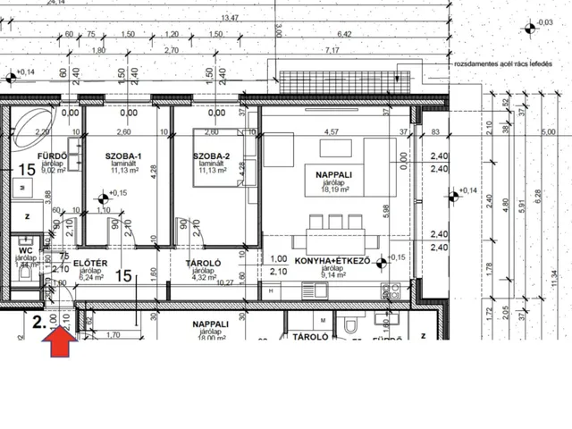 Eladó lakás Debrecen, Nyulas 77 nm