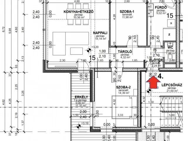 Eladó lakás Debrecen, Nyulas 86 nm